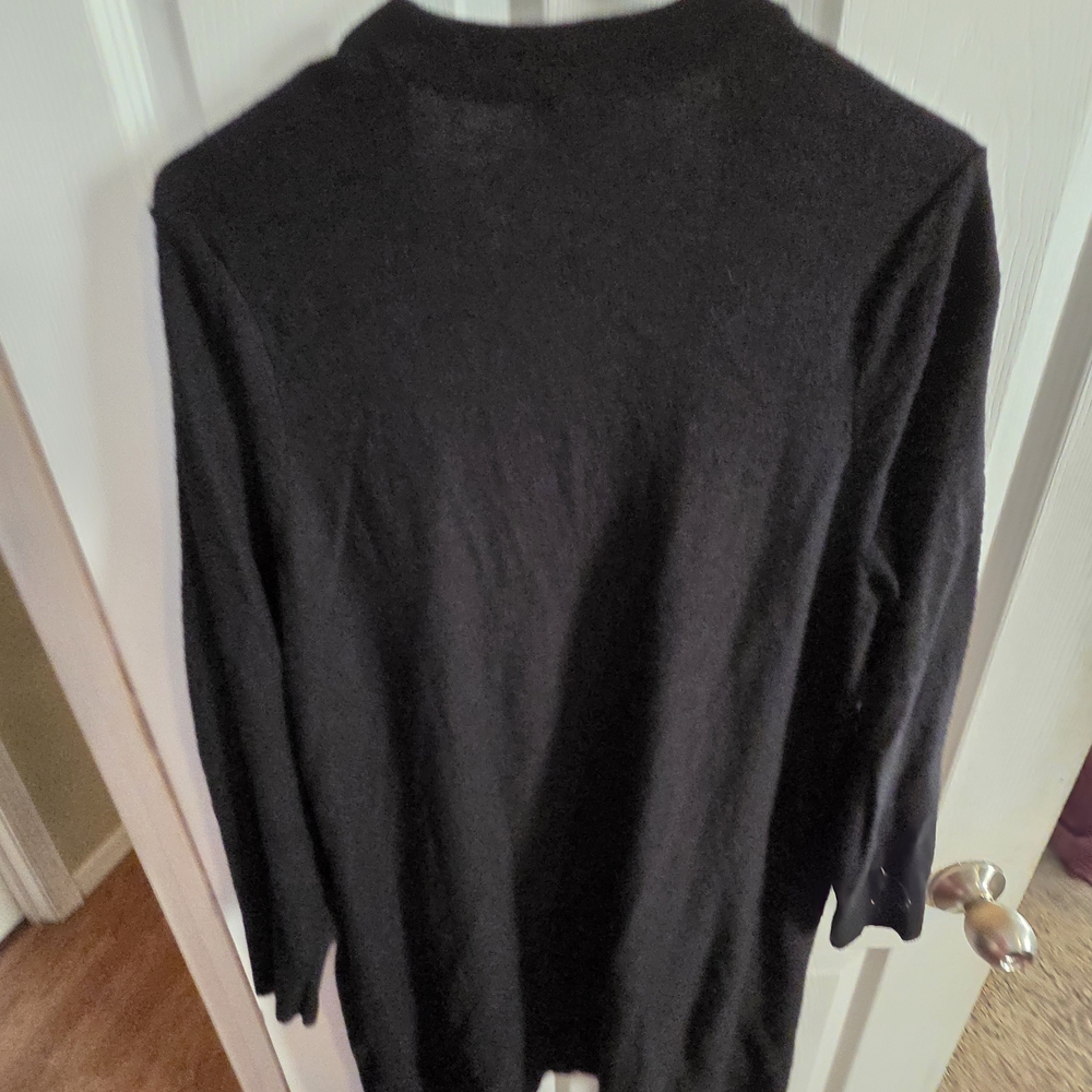 Torrid Black Open Front Cardigan - Picture 3 of 3